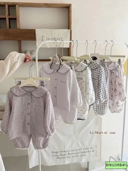 BỘ NGỦ SỢI COTTON XUẤT HÀN LINANXI