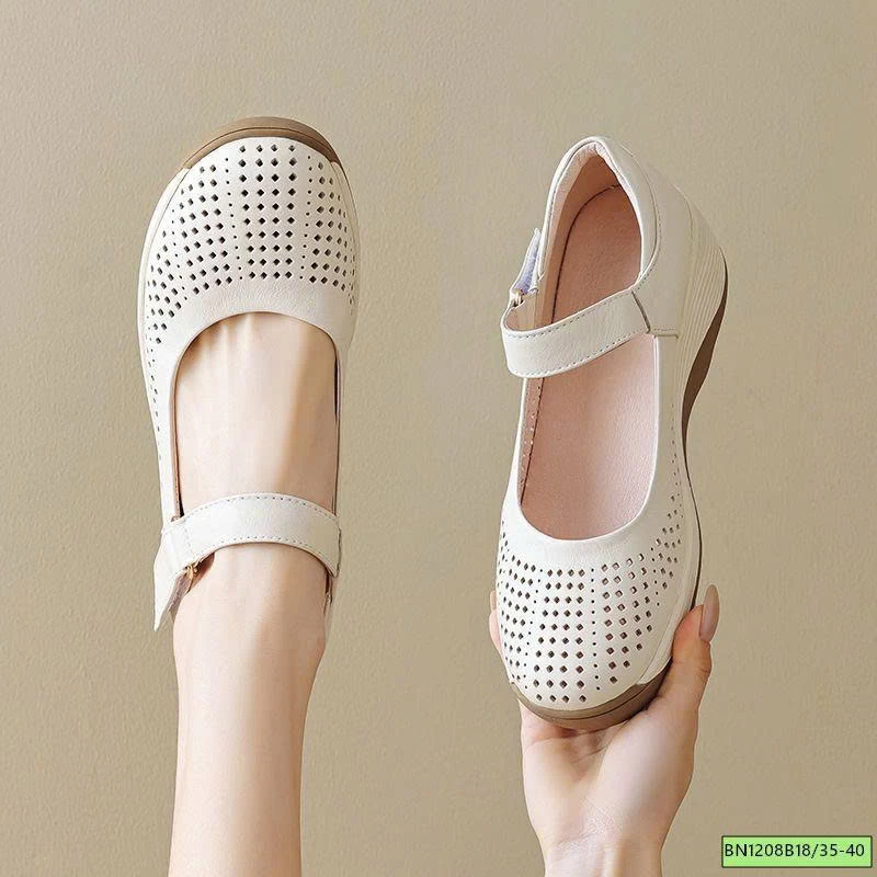 GIÀY DA ĐẾ XUỒNG THOÁNG KHÍ