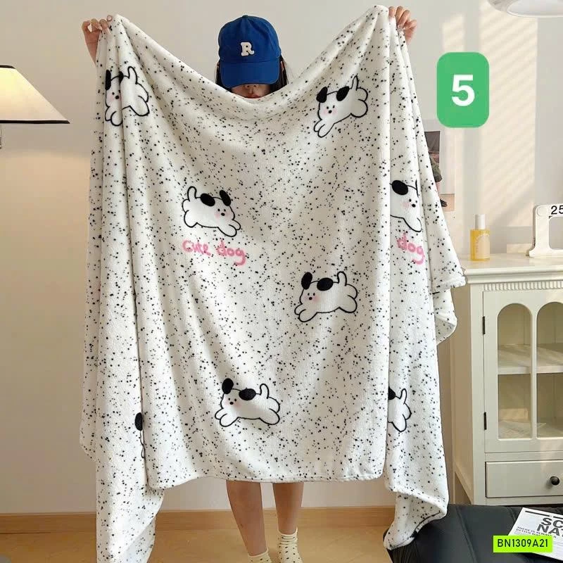 CHĂN BĂNG LÔNG IN HÌNH DỄ THƯƠNG