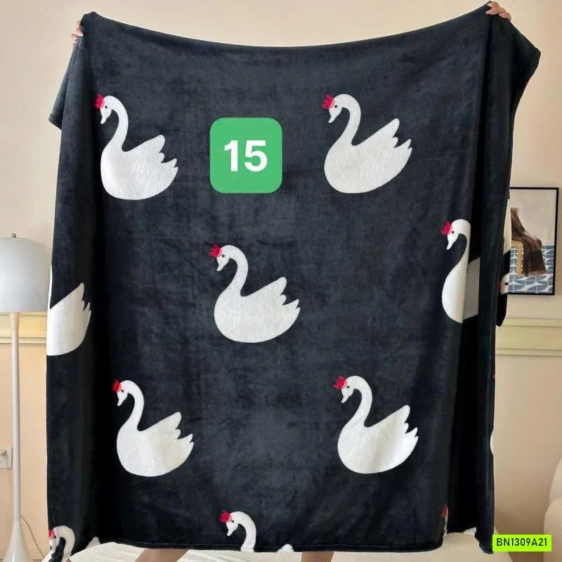 CHĂN BĂNG LÔNG IN HÌNH DỄ THƯƠNG