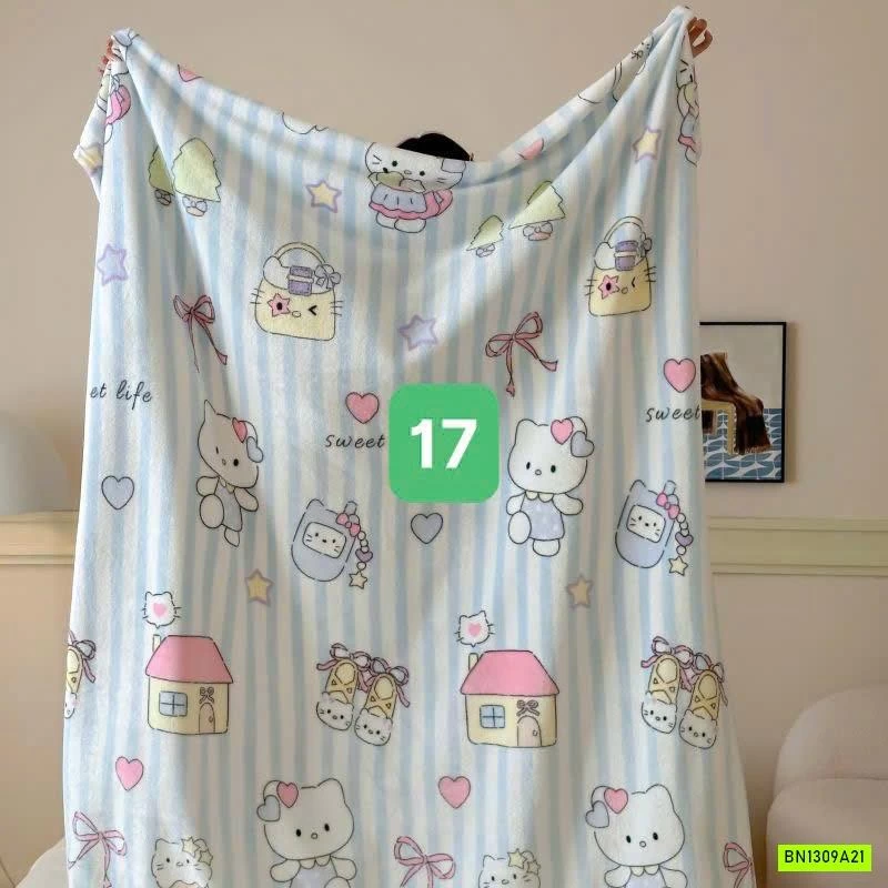 CHĂN BĂNG LÔNG IN HÌNH DỄ THƯƠNG