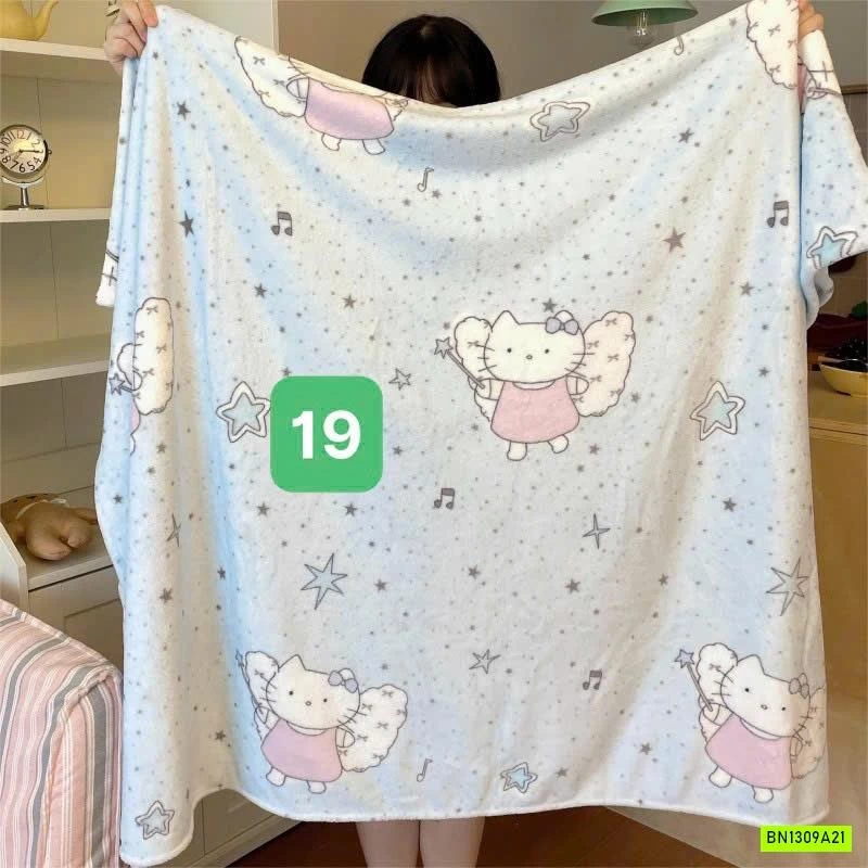 CHĂN BĂNG LÔNG IN HÌNH DỄ THƯƠNG