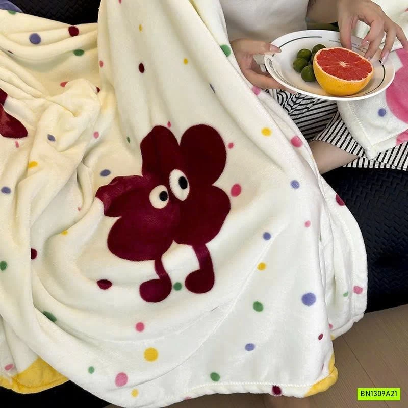 CHĂN BĂNG LÔNG IN HÌNH DỄ THƯƠNG