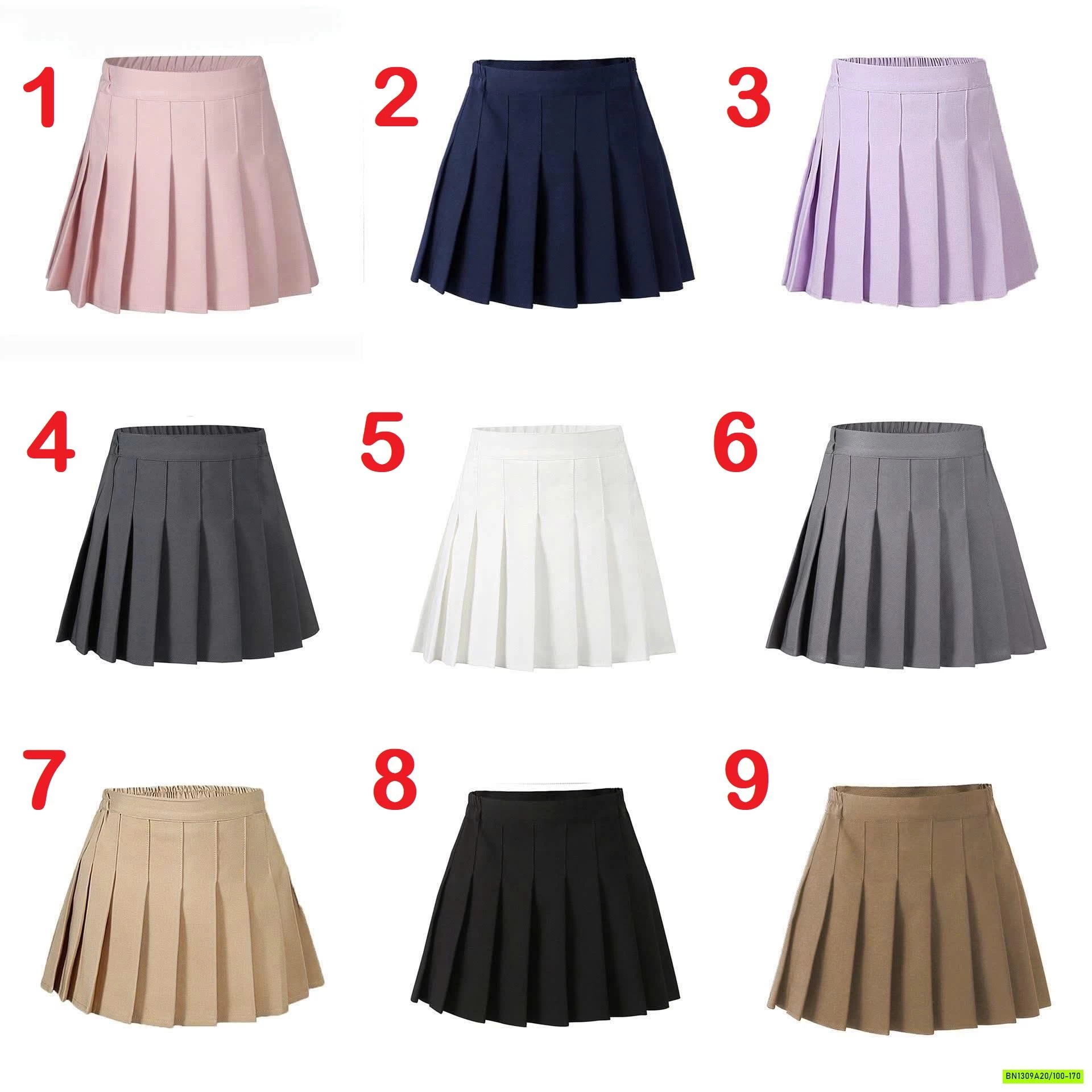 CHÂN VÁY XẾP LY NỮ SINH