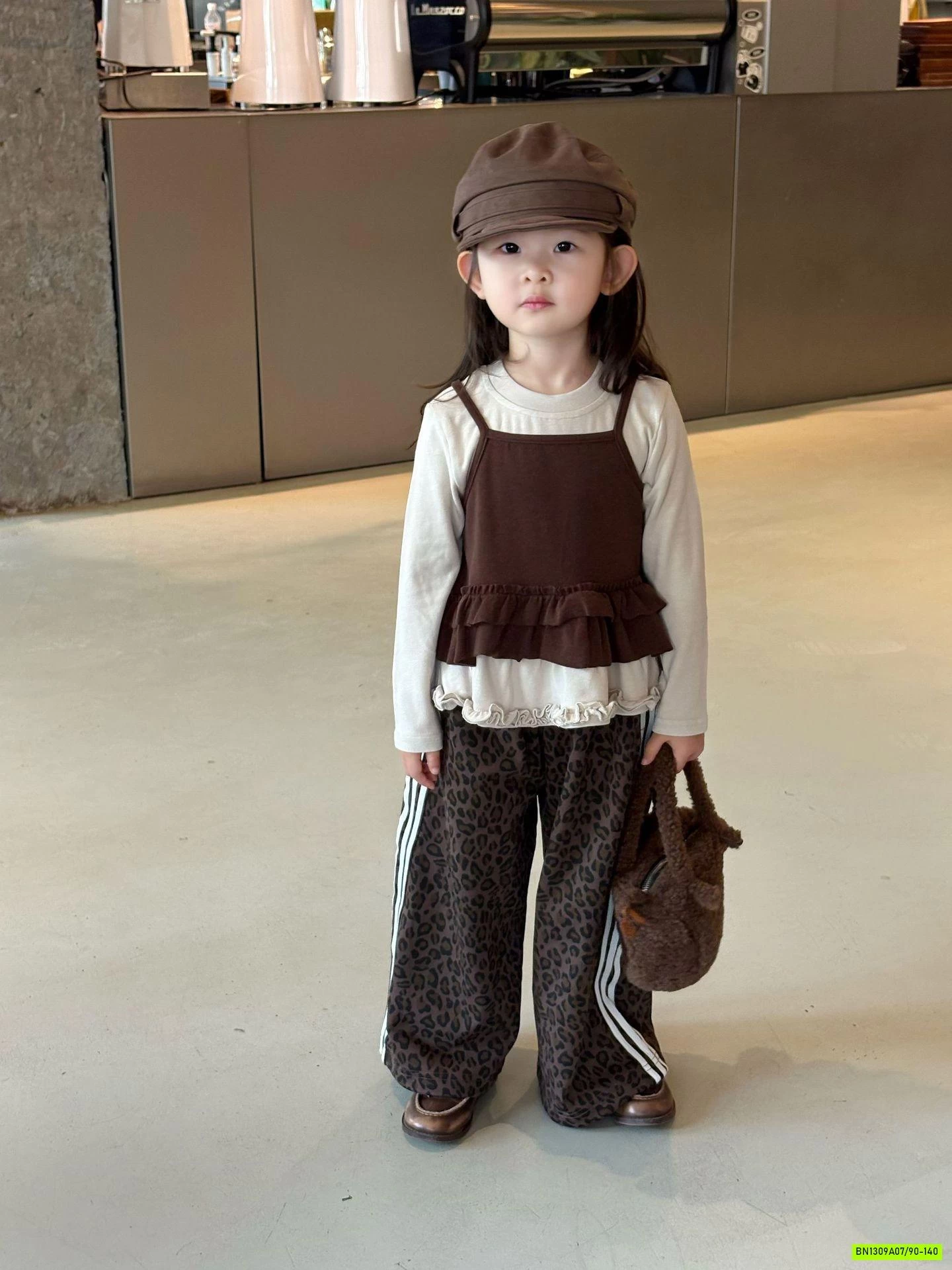 ÁO BÈO NÂU GIẢ 2 LỚP MIX QUẦN SUÔNG