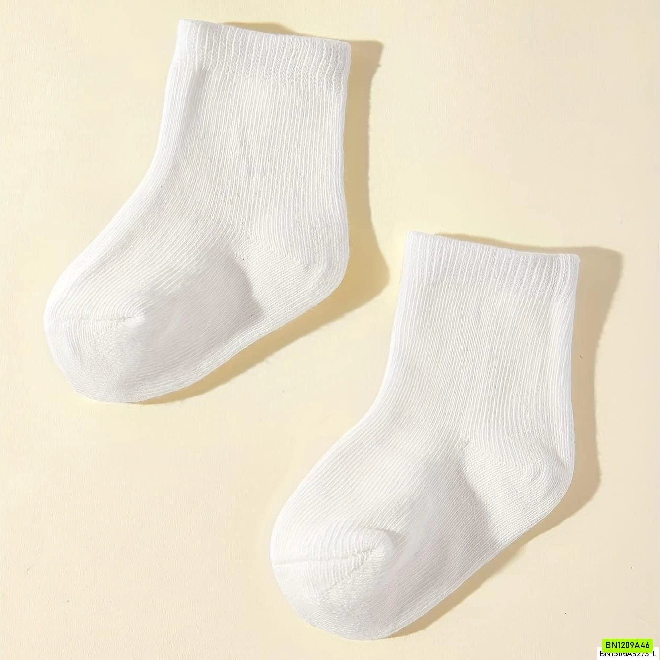 SÉT 5Đ TẤT TRẮNG CỔ NGẮN