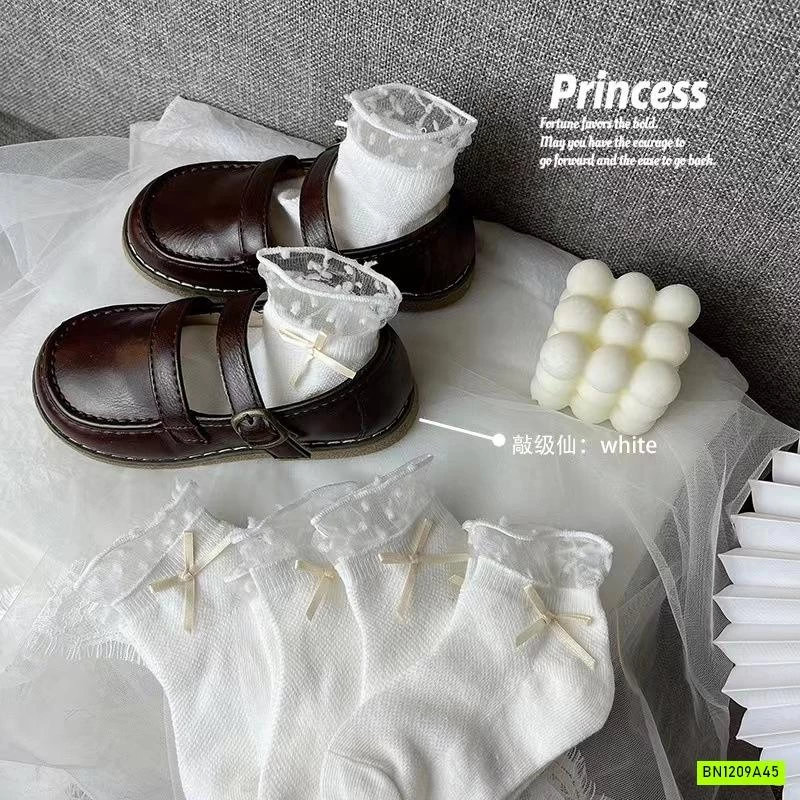 SÉT 5Đ TẤT PHỐI REN TIỂU THƯ