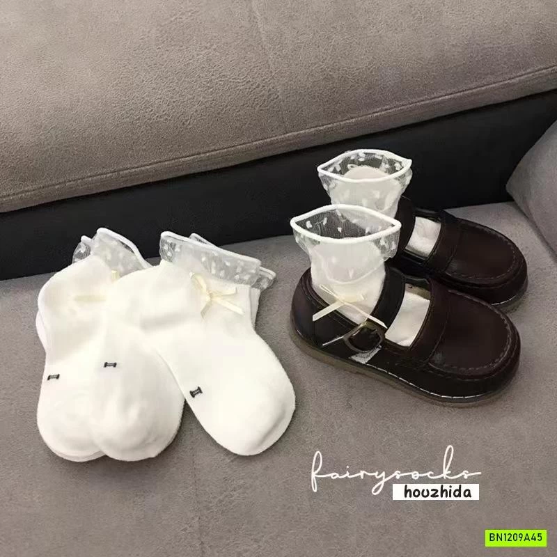 SÉT 5Đ TẤT PHỐI REN TIỂU THƯ