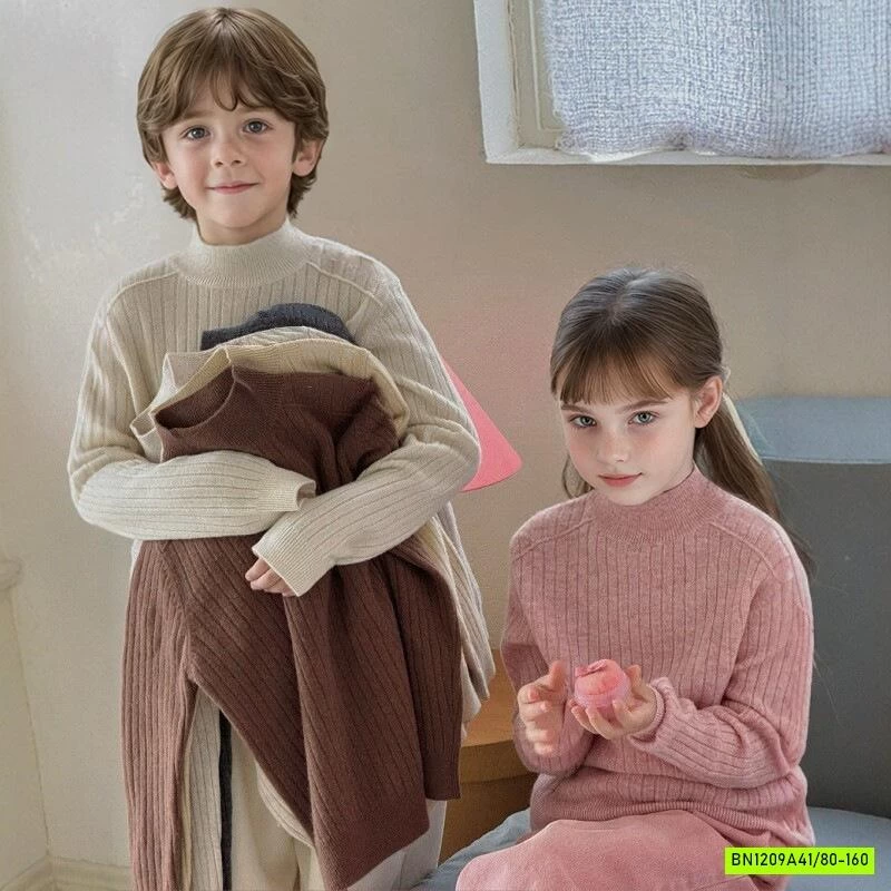 ÁO LEN CỔ 5P BASIC