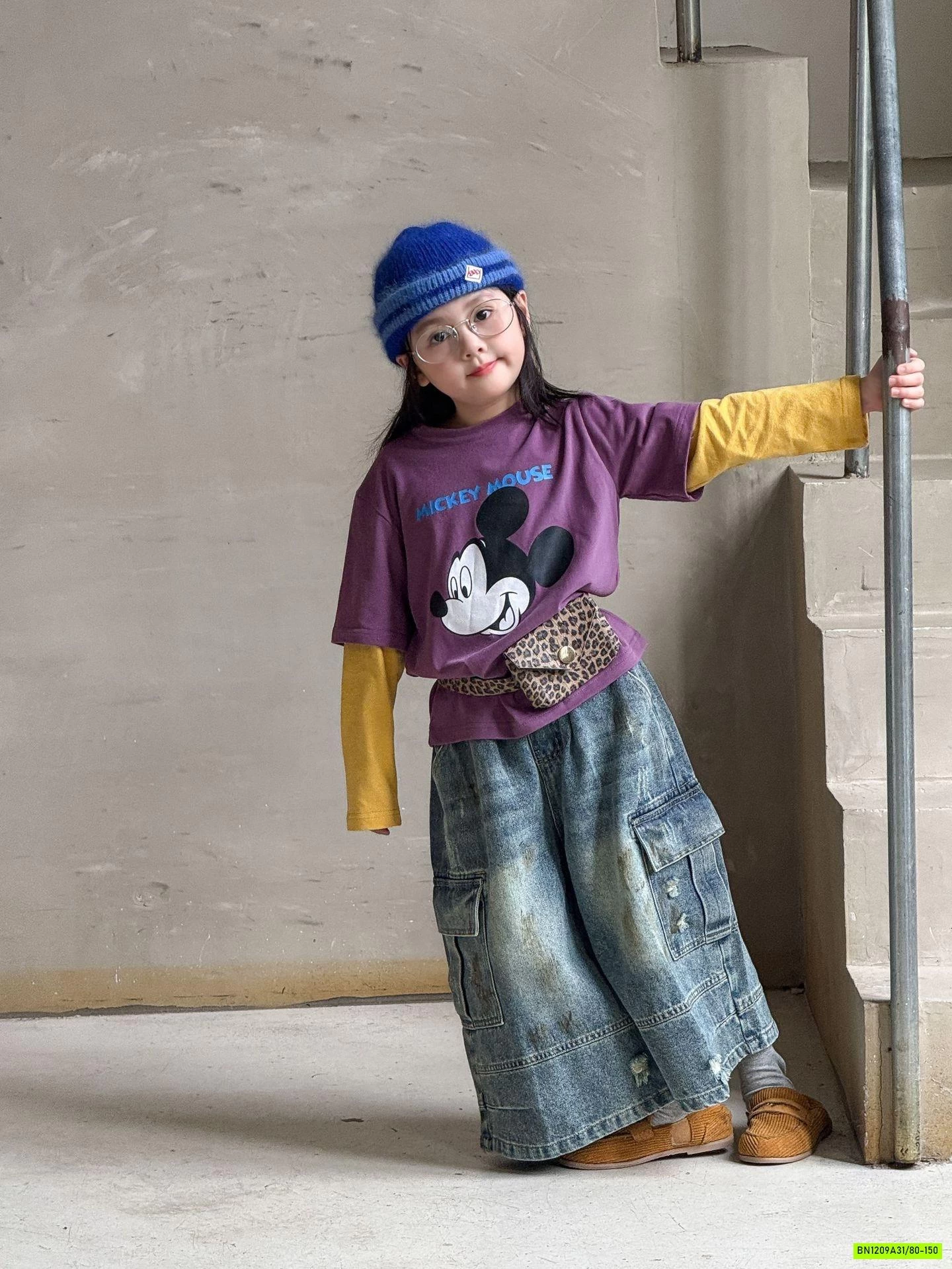 ÁO THUN KITTY GIẢ 2 LỚP