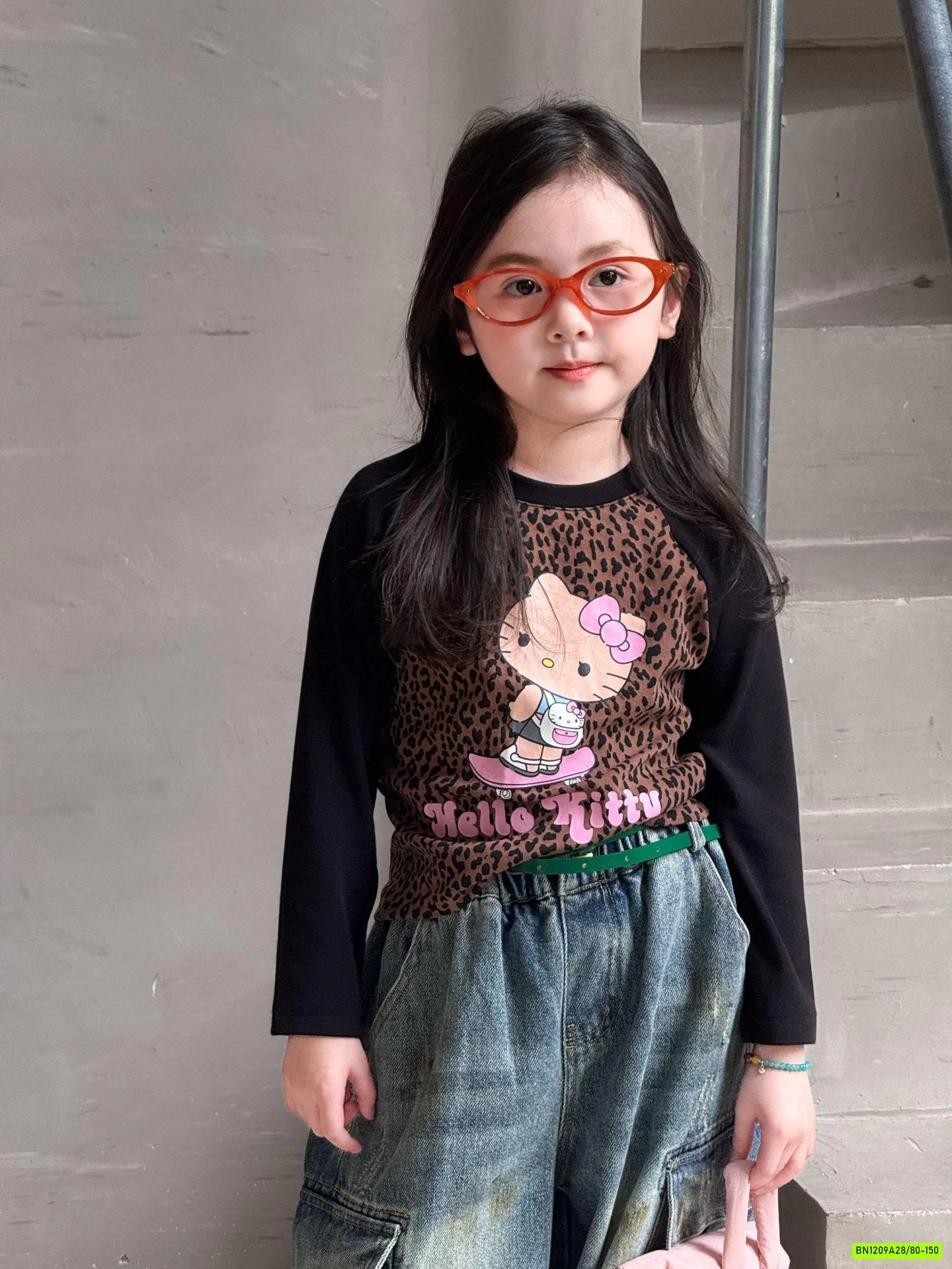 ÁO BEO MIX JEANS ỐNG RỘNG