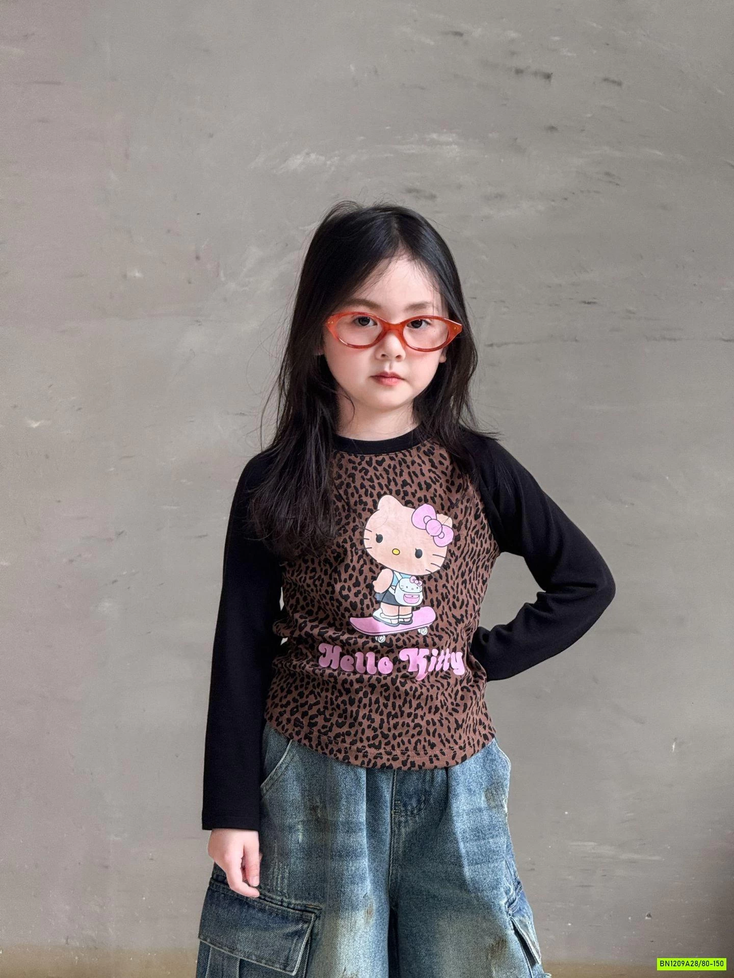 ÁO BEO MIX JEANS ỐNG RỘNG