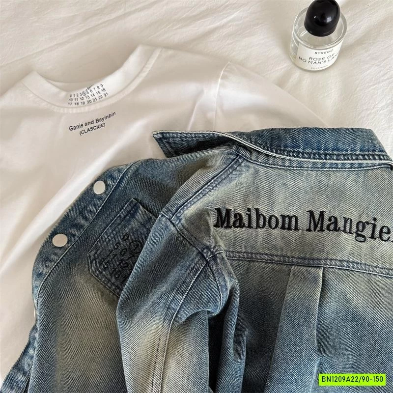 KHOÁC SƠ MI JEANS THÊU SỐ 50817 MMY