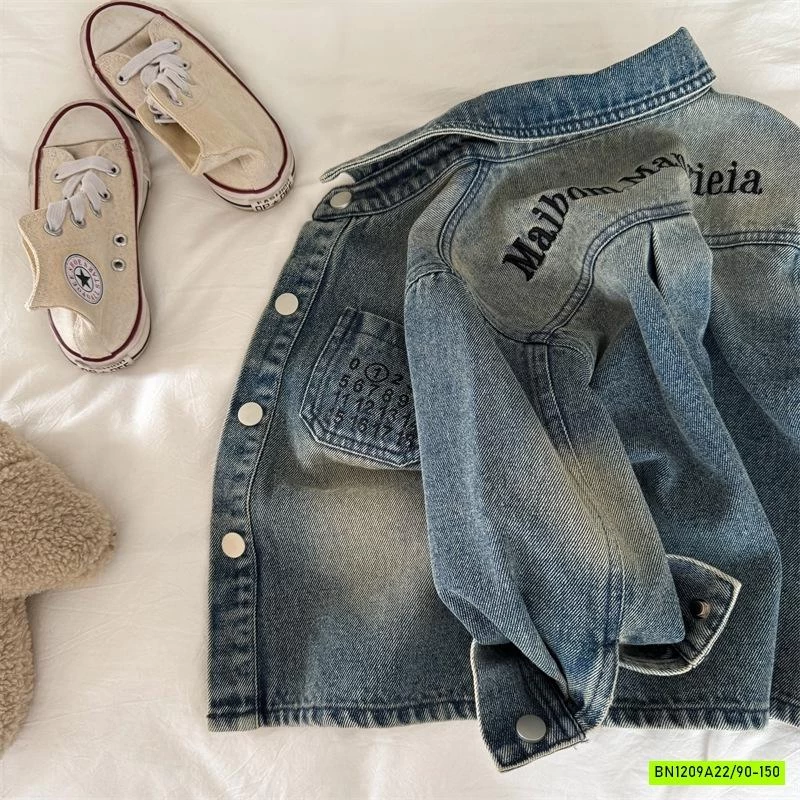 KHOÁC SƠ MI JEANS THÊU SỐ 50817 MMY