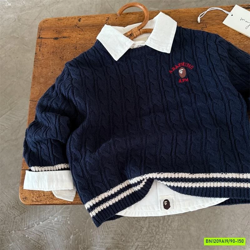 ÁO LEN DỆT CỔ TRÒN 9201 MMY