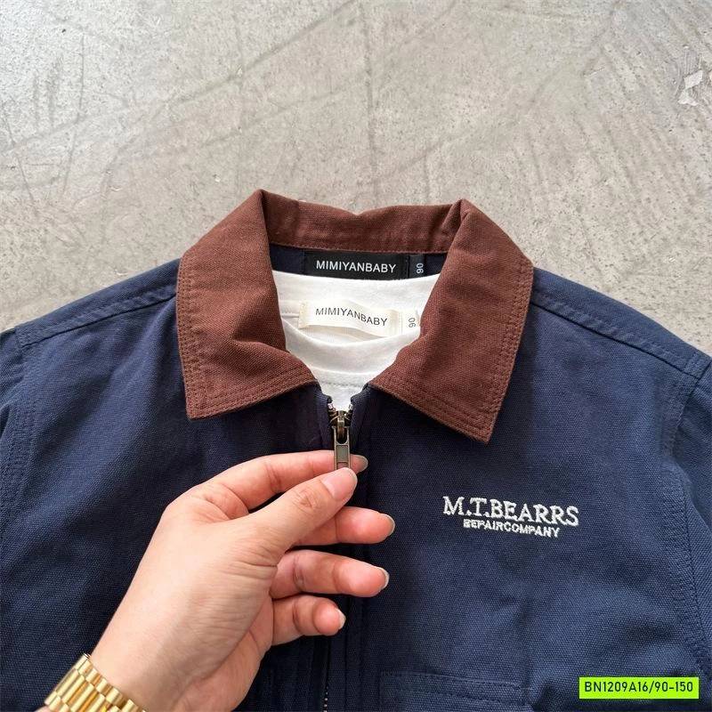 KHOÁC KAKI PHỐI MÀU CỔ 70753 MMY