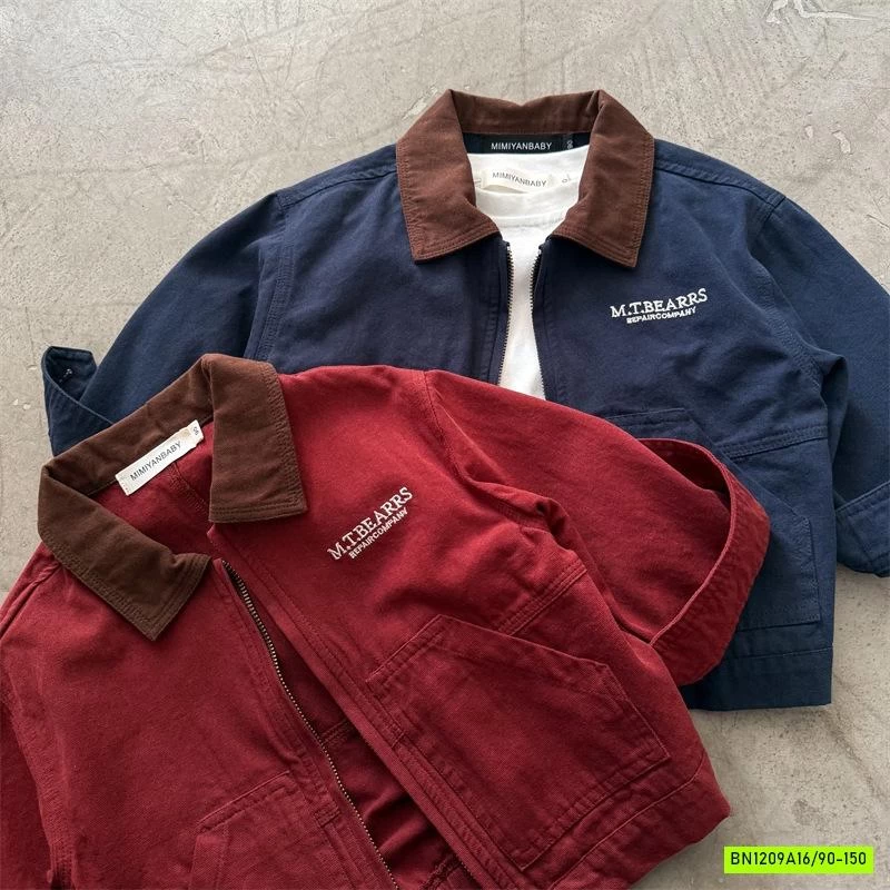 KHOÁC KAKI PHỐI MÀU CỔ 70753 MMY