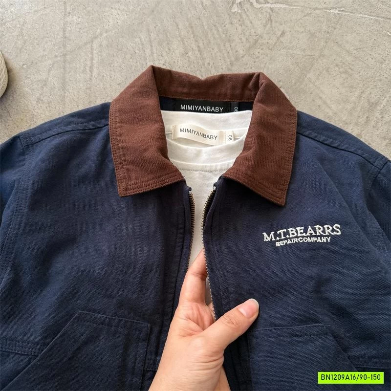 KHOÁC KAKI PHỐI MÀU CỔ 70753 MMY