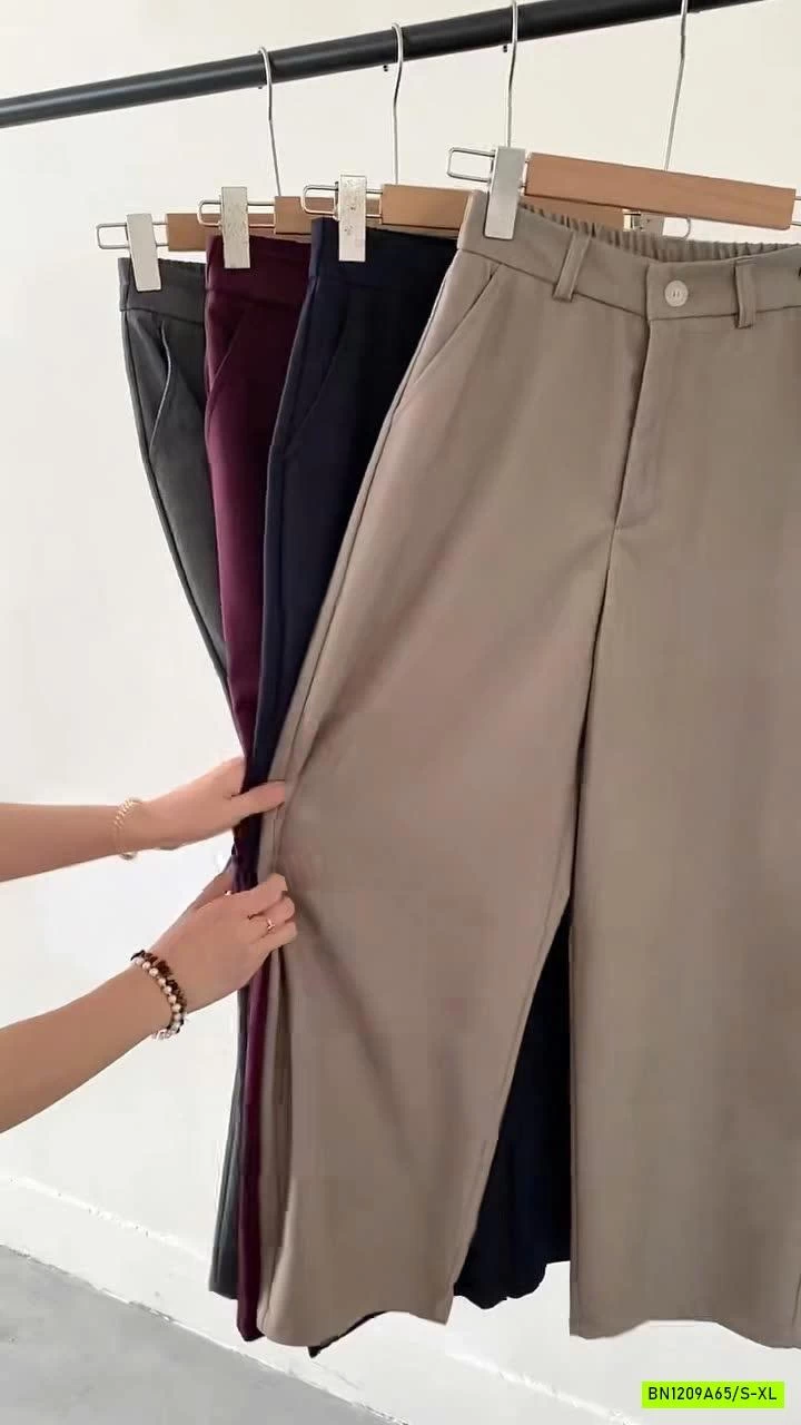 QUẦN TÂY COTTON DÁNG RỘNG