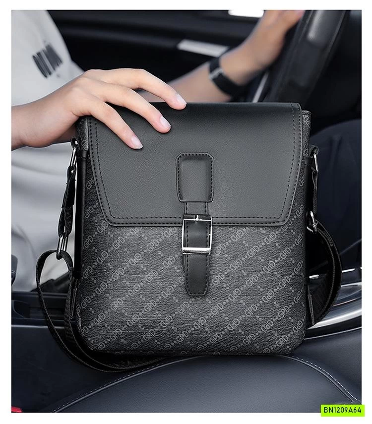 TÚI ĐEO CHÉO NAM TONE ĐEN