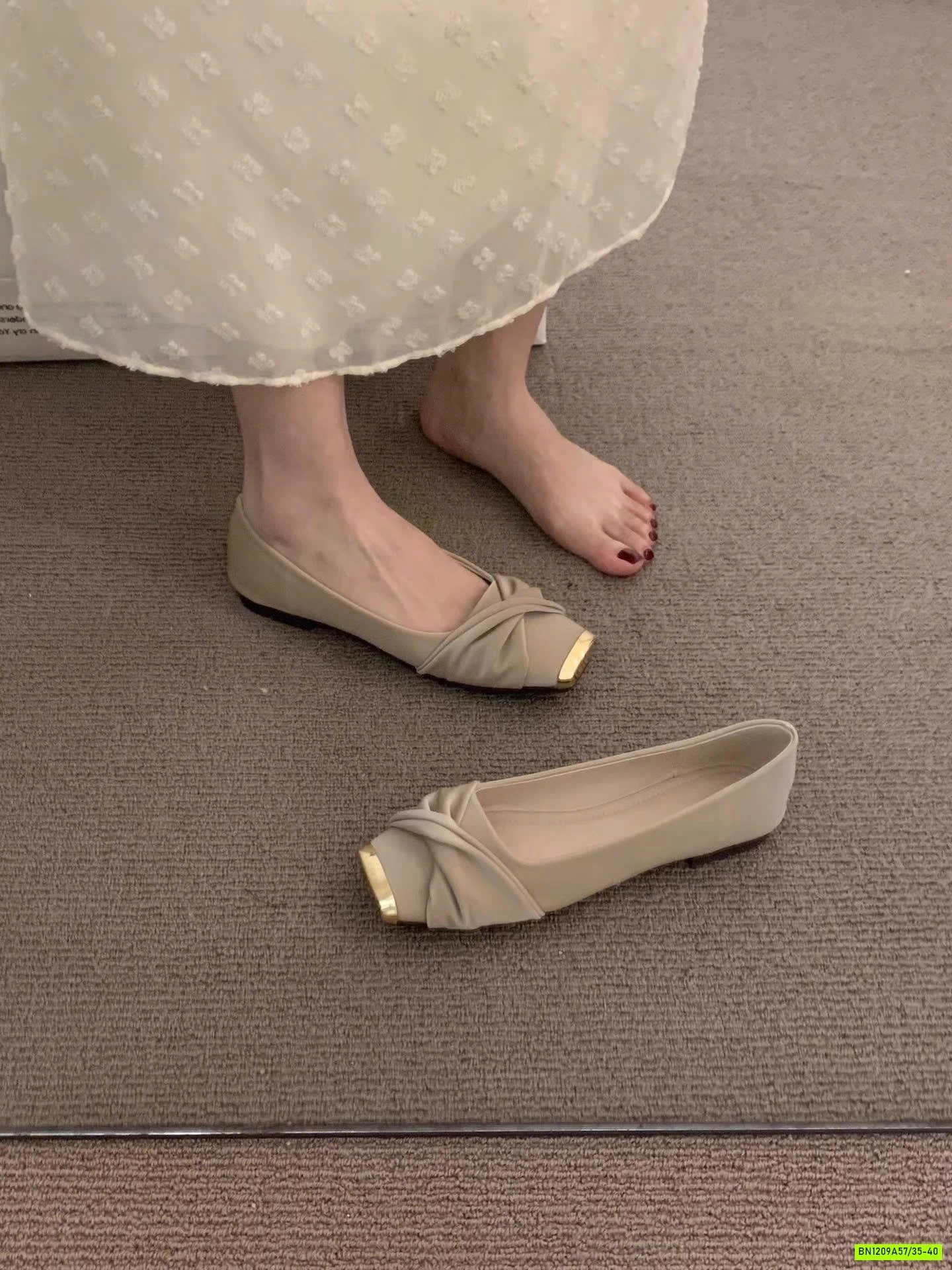 GIÀY BỆT MŨI VUÔNG CHO NỮ