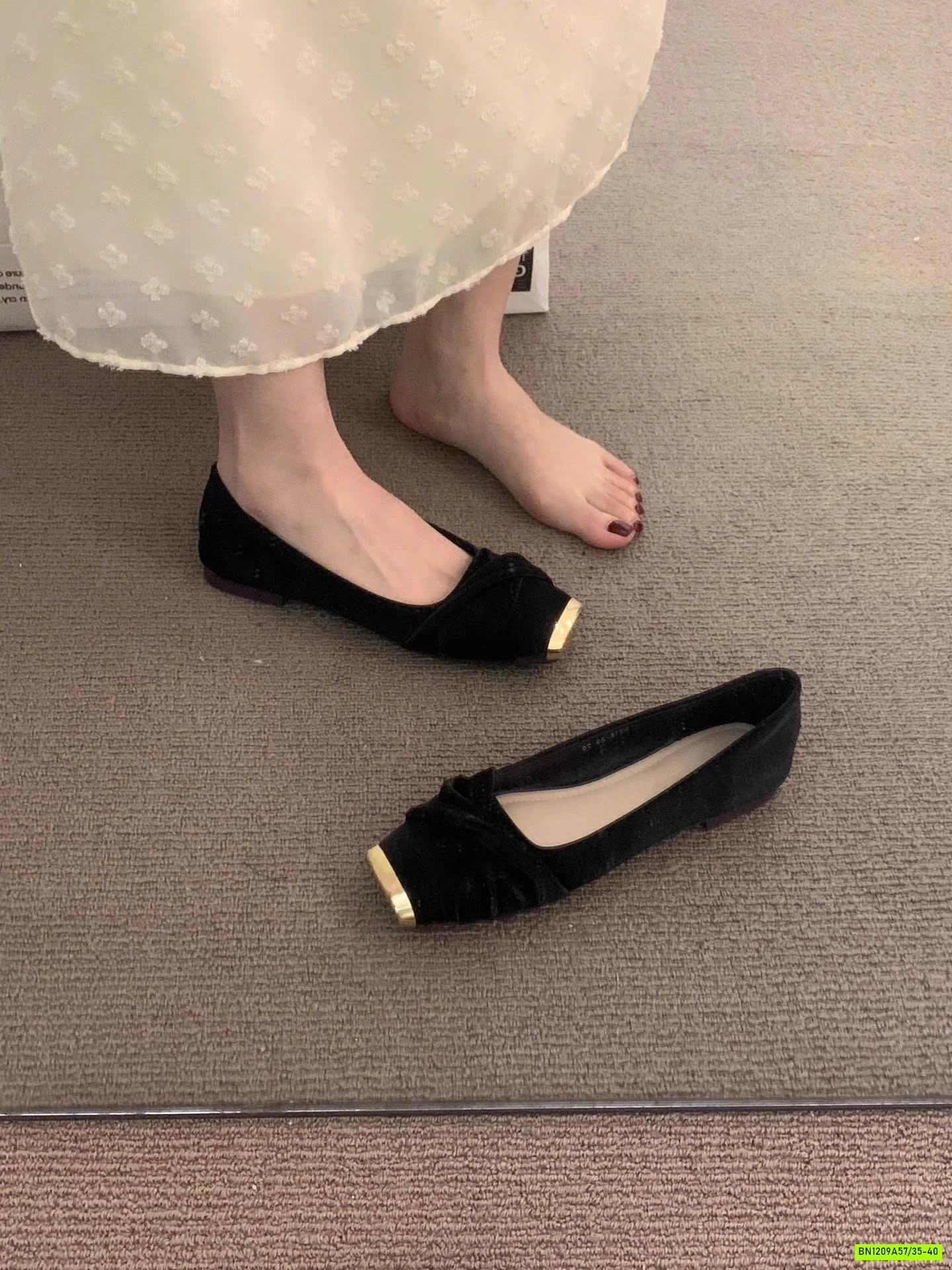 GIÀY BỆT MŨI VUÔNG CHO NỮ