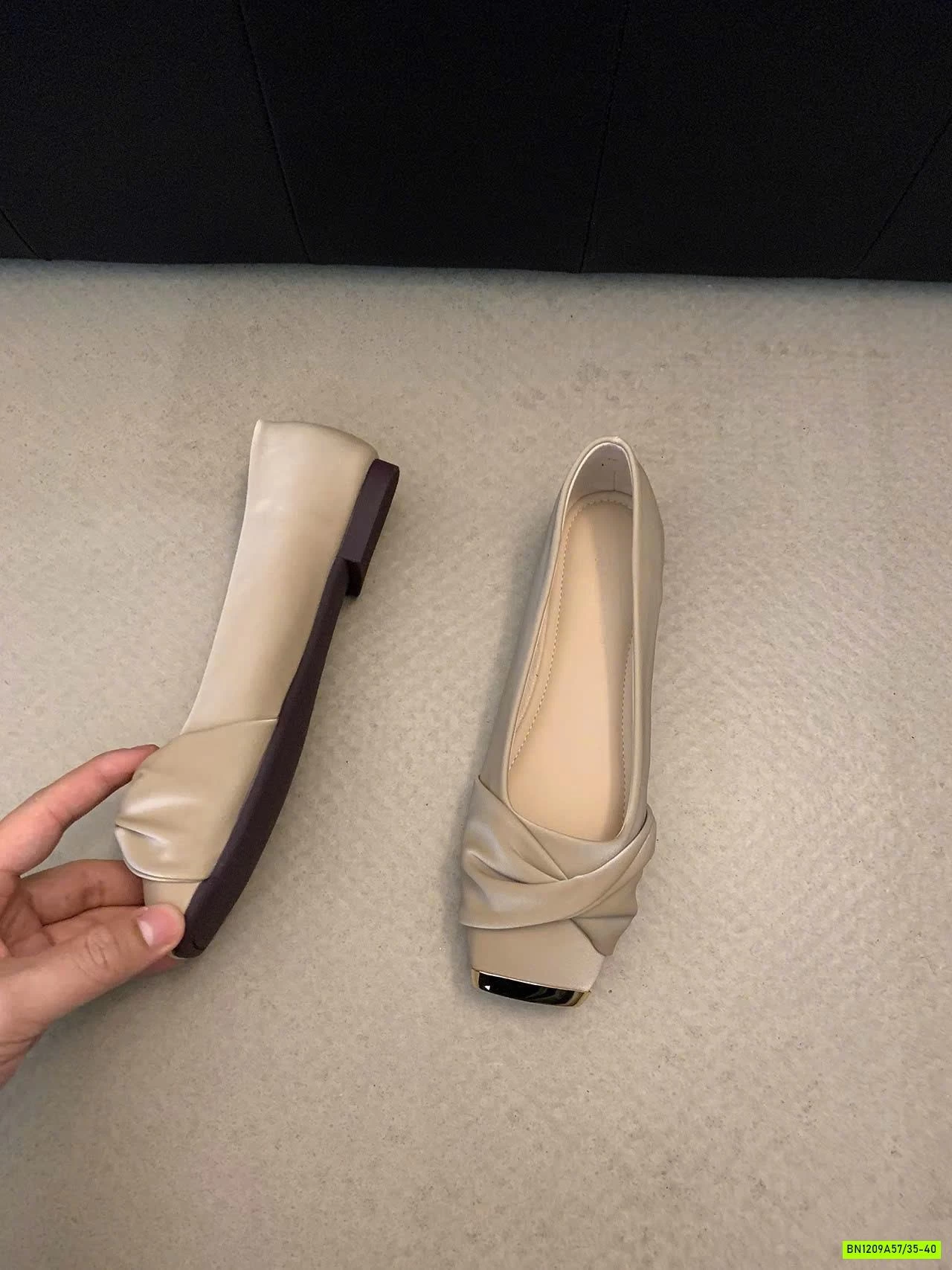 GIÀY BỆT MŨI VUÔNG CHO NỮ