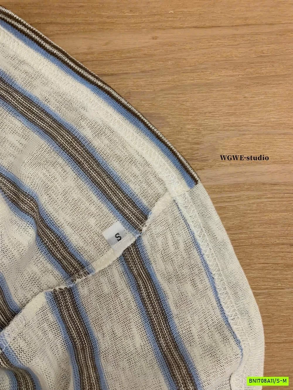 SÉT ÁO 2 DÂY+CARDIGAN KẺ WGWE6850