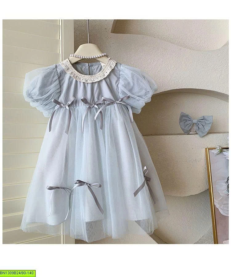 ĐẦM CÔNG CHÚA TAY BỒNG THẮT NƠ
