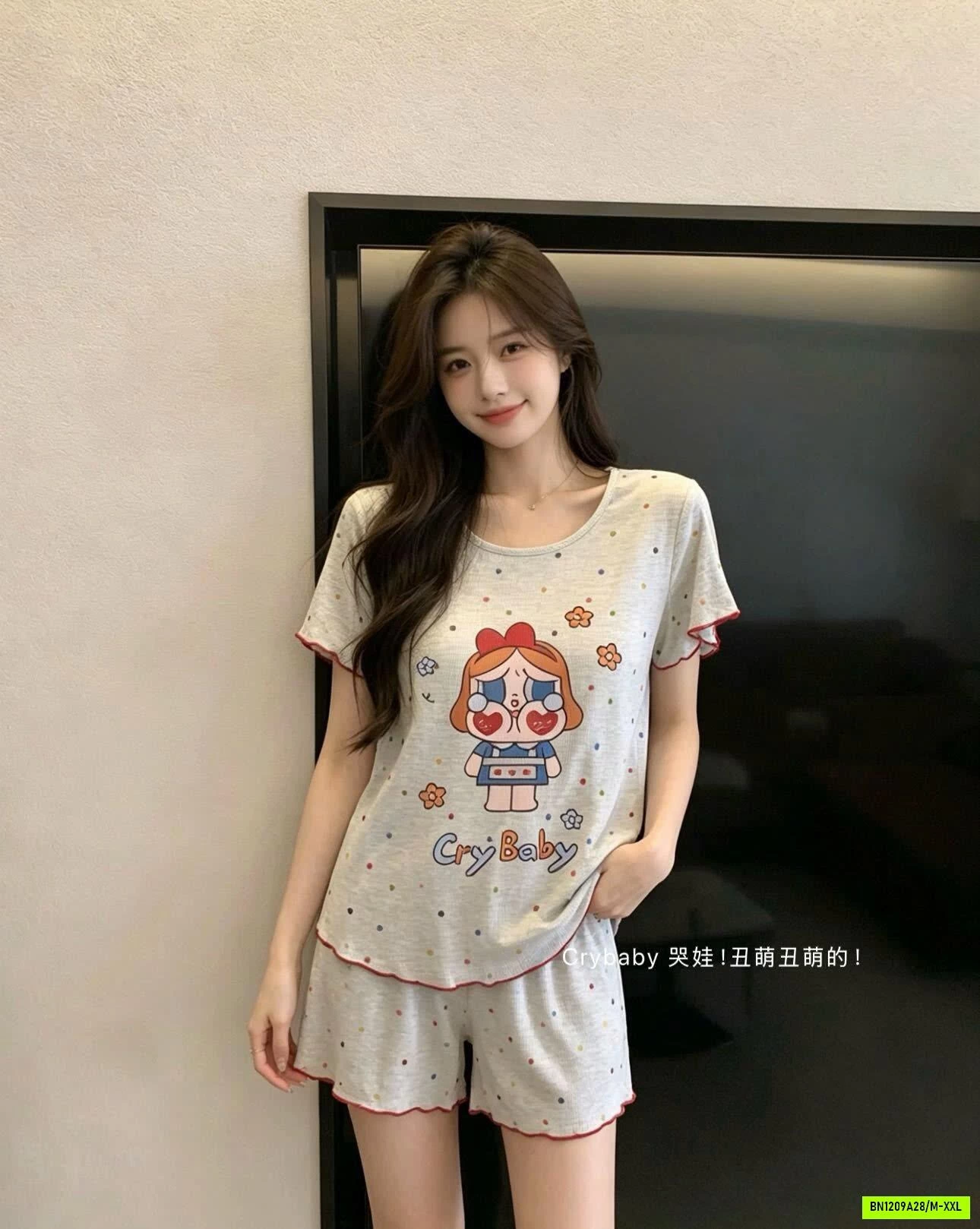 ĐỒ NGỦ HOẠ TIẾT KÈM BRA