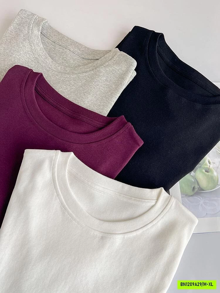 ÁO THUN CỔ TRÒN BASIC
