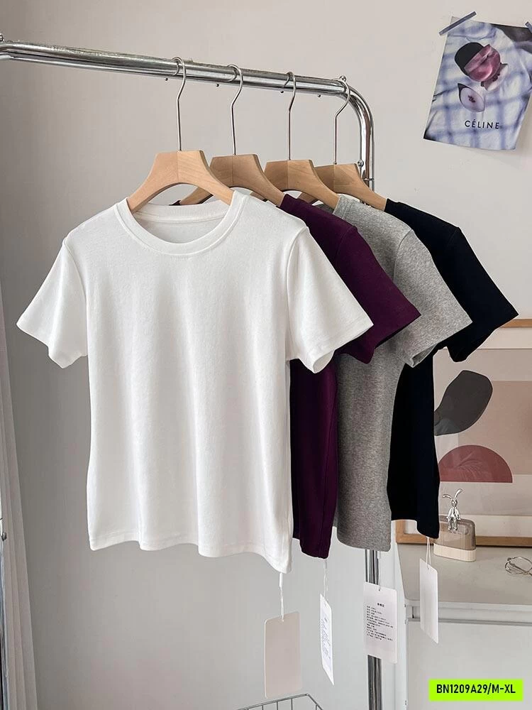 ÁO THUN CỔ TRÒN BASIC