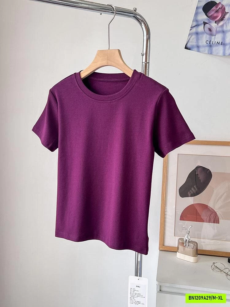 ÁO THUN CỔ TRÒN BASIC
