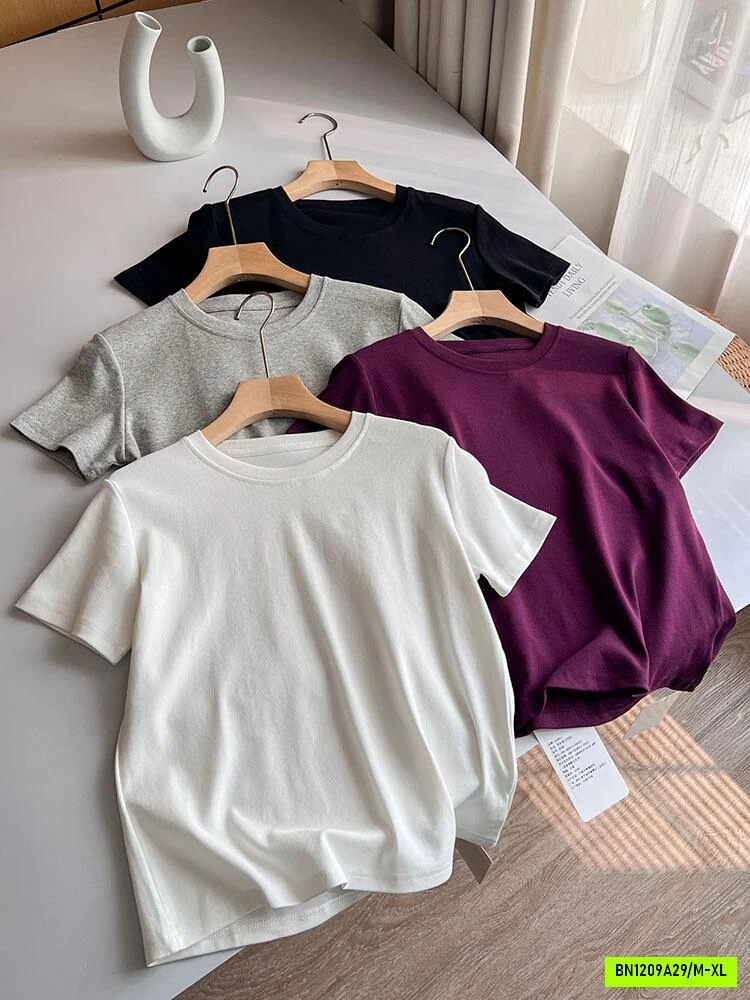 ÁO THUN CỔ TRÒN BASIC