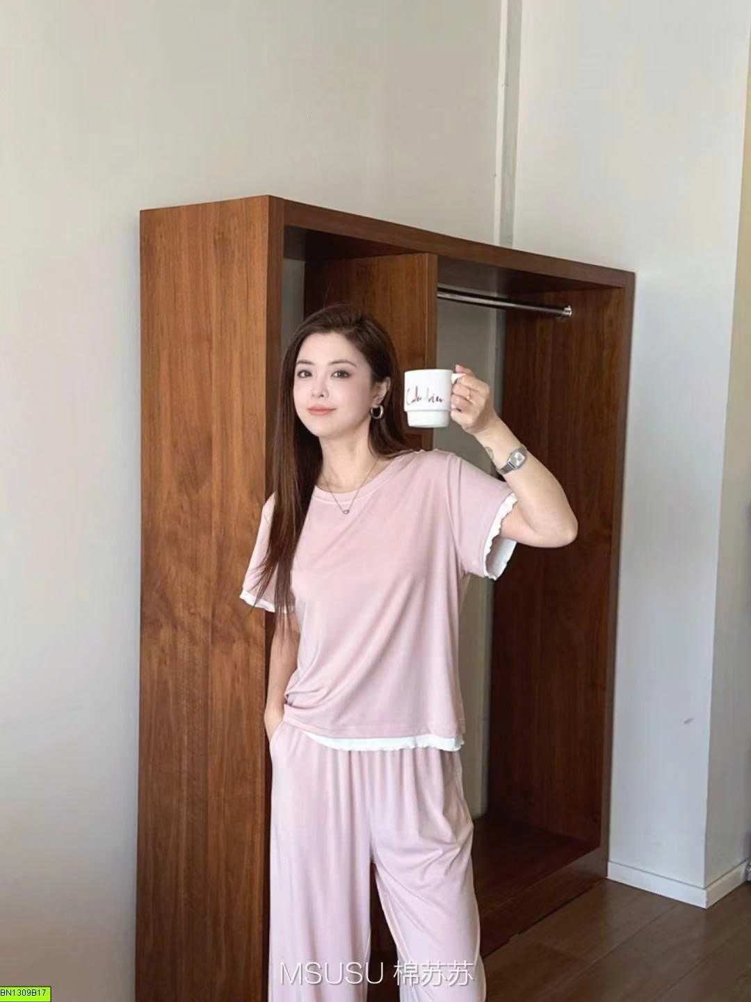 BỘ COTTON MẶC NHÀ VIỀN REN
