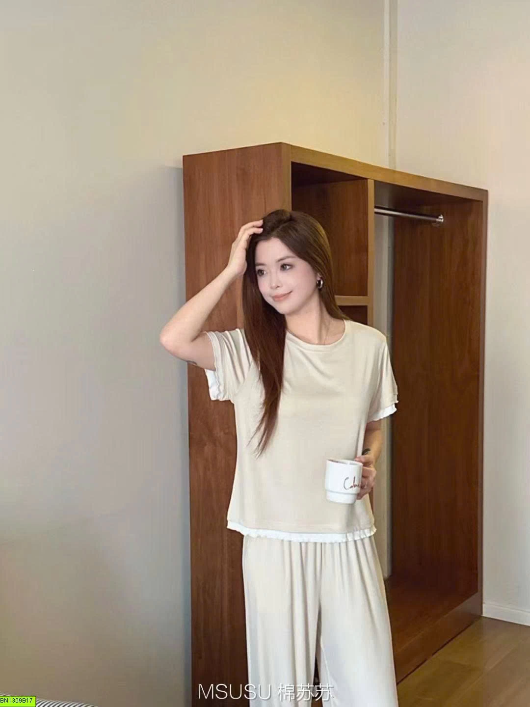 BỘ COTTON MẶC NHÀ VIỀN REN