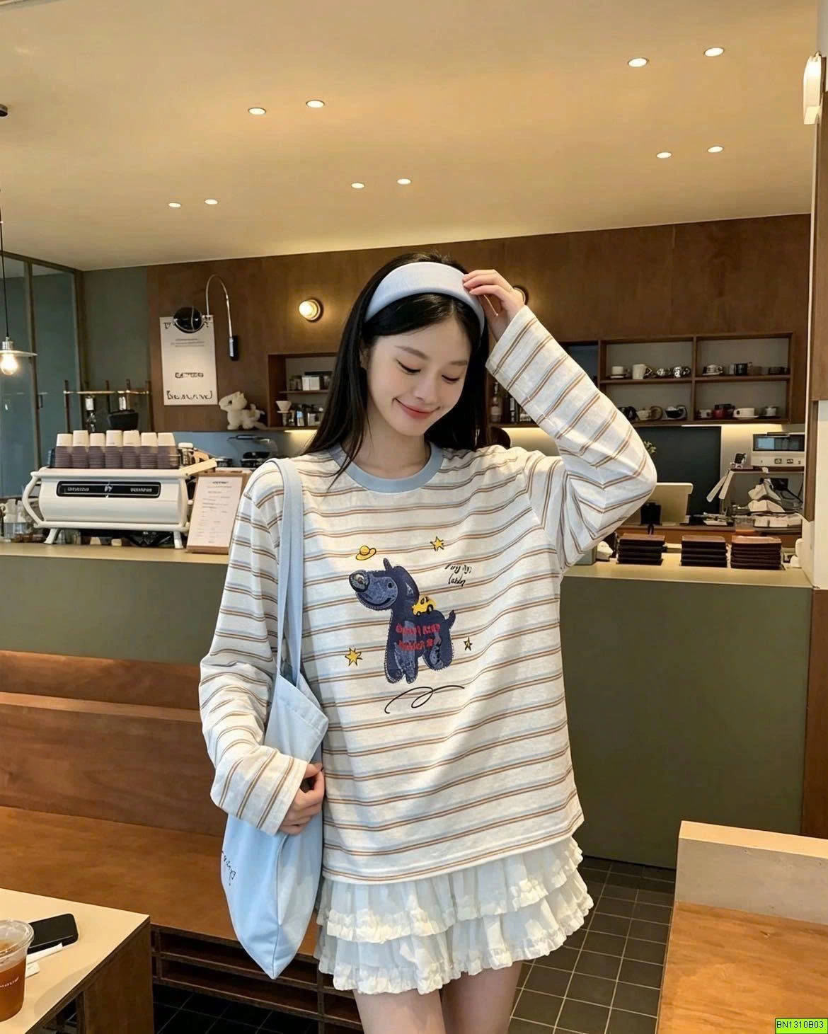 ÁO KẺ NGANG HÌNH CÚN