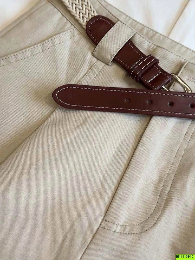 QUẦN SHORT VẢI KÈM BELF