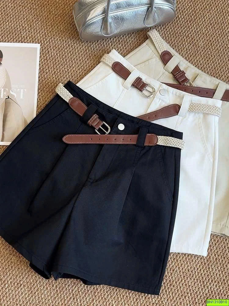 QUẦN SHORT VẢI KÈM BELF