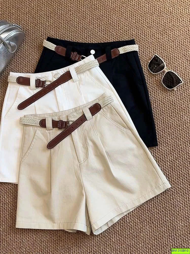 QUẦN SHORT VẢI KÈM BELF