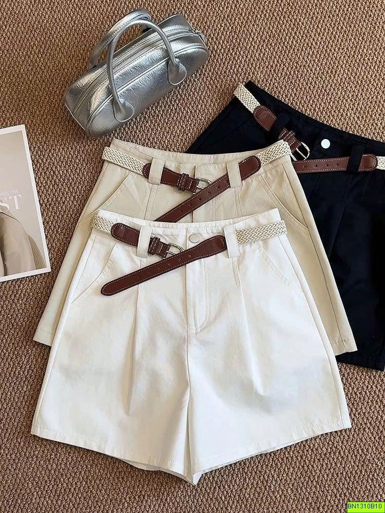 QUẦN SHORT VẢI KÈM BELF