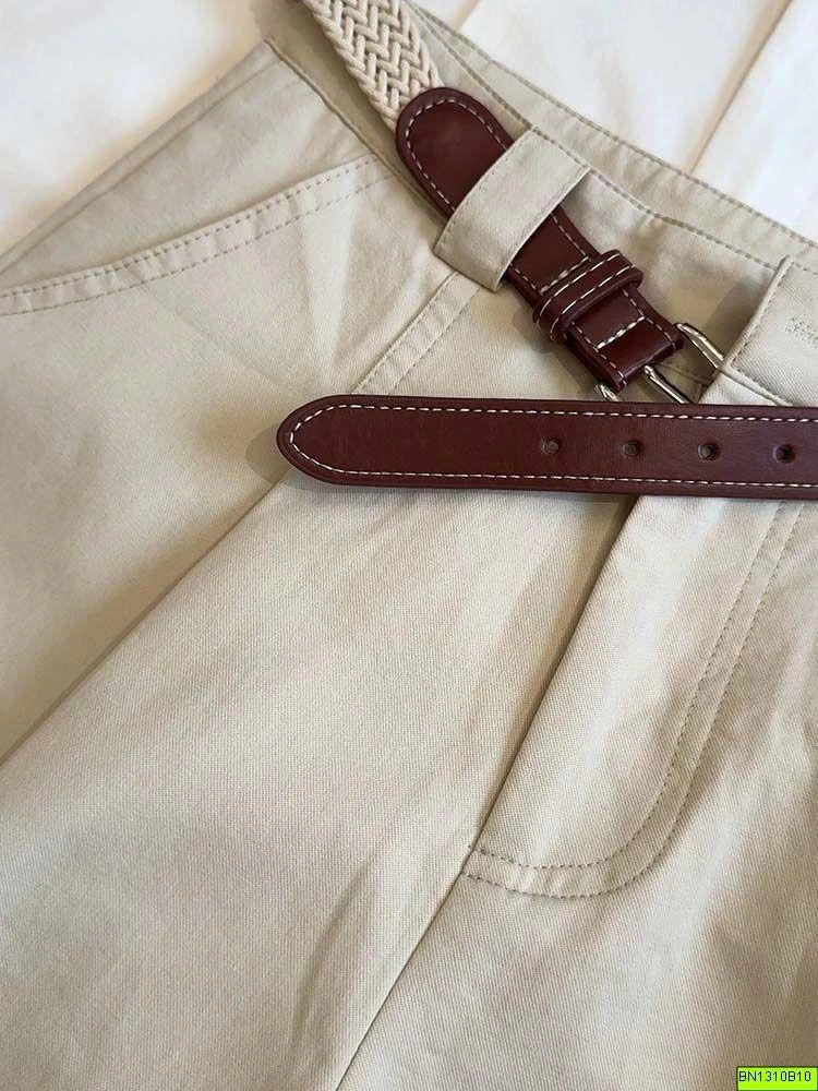 QUẦN SHORT VẢI KÈM BELF