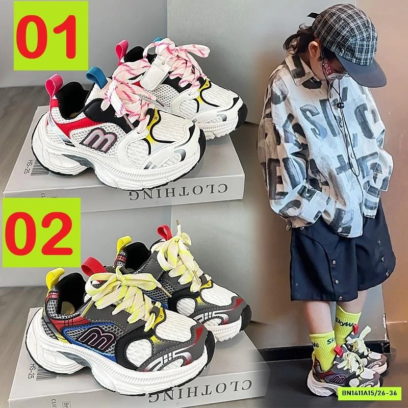SNEAKER LƯỚI PHỐI MÀU CÁ TÍNH