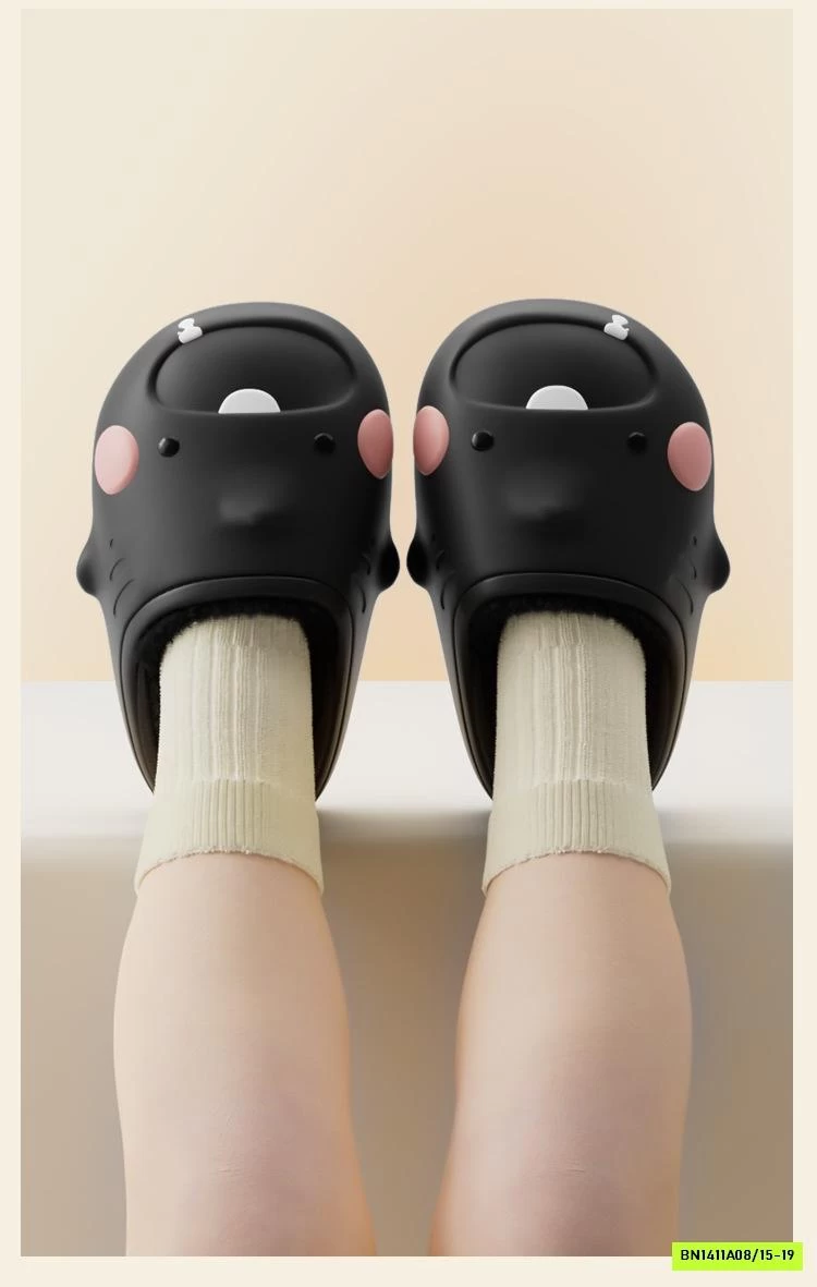 GIÀY NHỰA LÓT LÔNG DỄ THƯƠNG