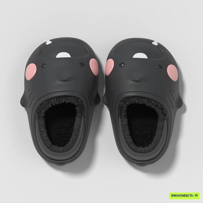 GIÀY NHỰA LÓT LÔNG DỄ THƯƠNG