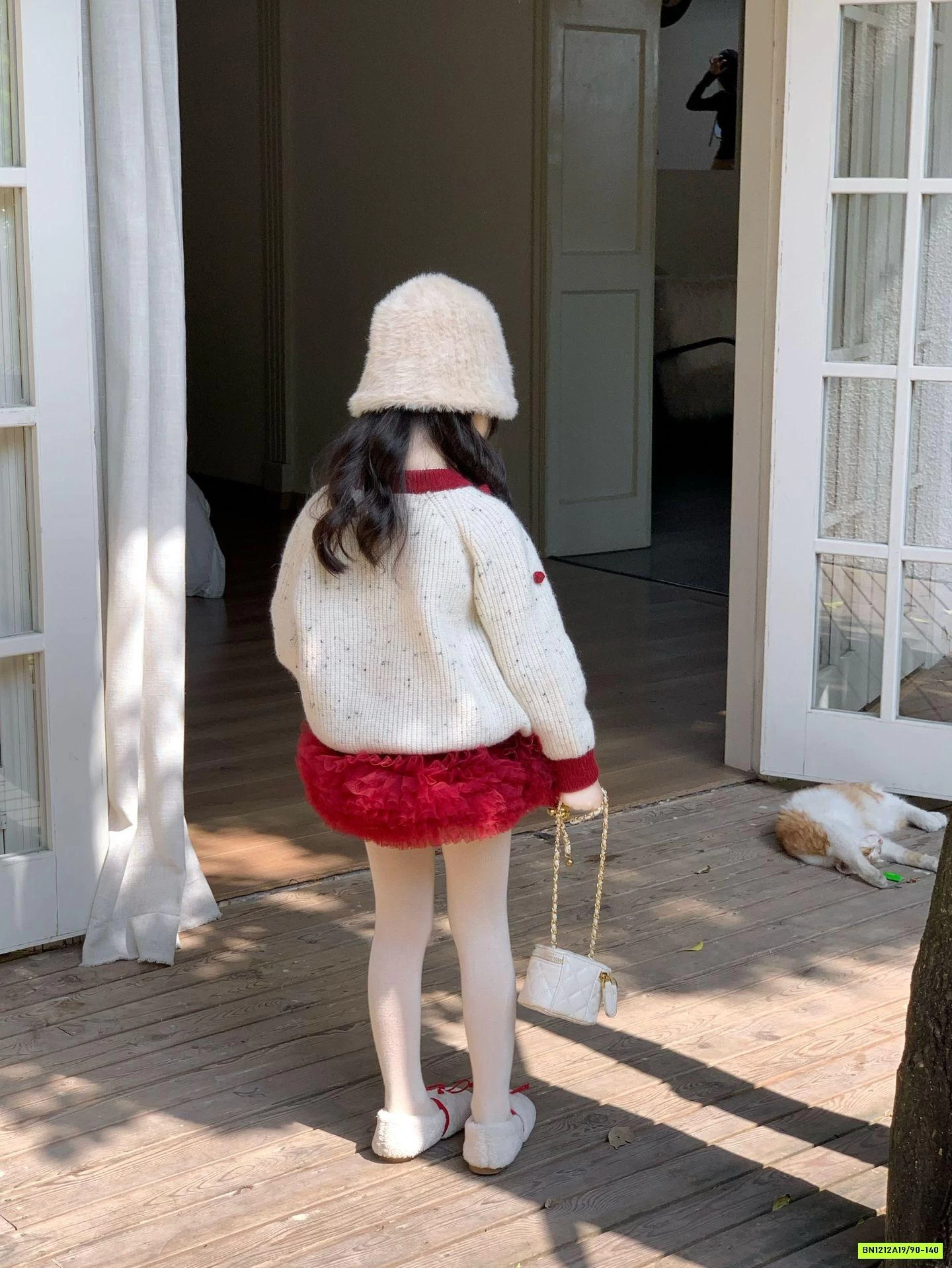 SÉT ÁO LEN MIX CV VOAN ĐỎ