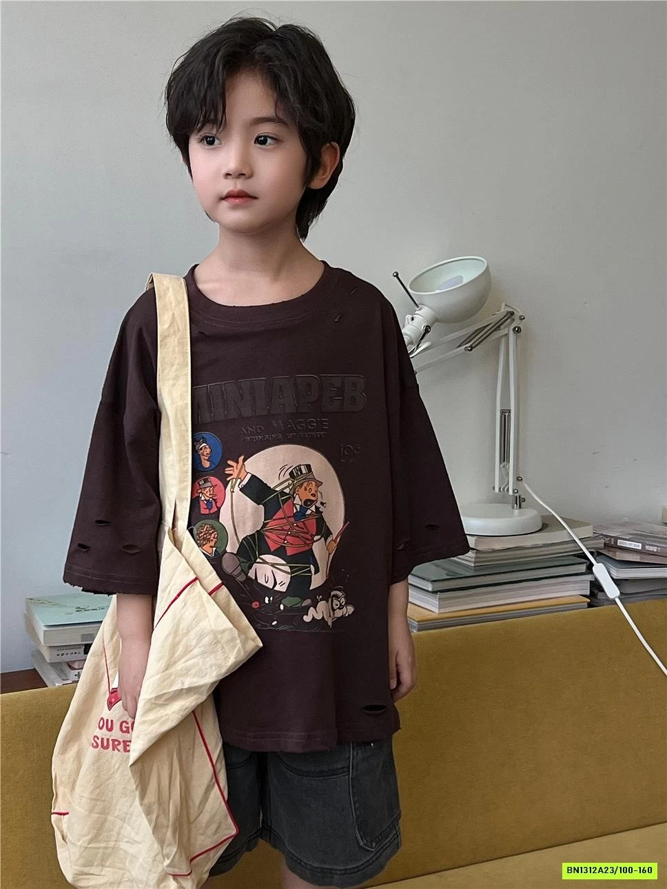 ÁO THUN IN HÌNH RÁCH CÁ TÍNH SNIDOLS