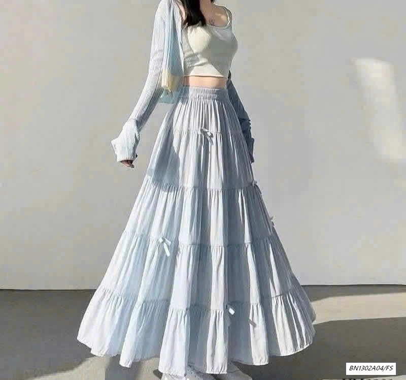 CHÂN VÁY MIDI HÈ NHÀ ANGEL