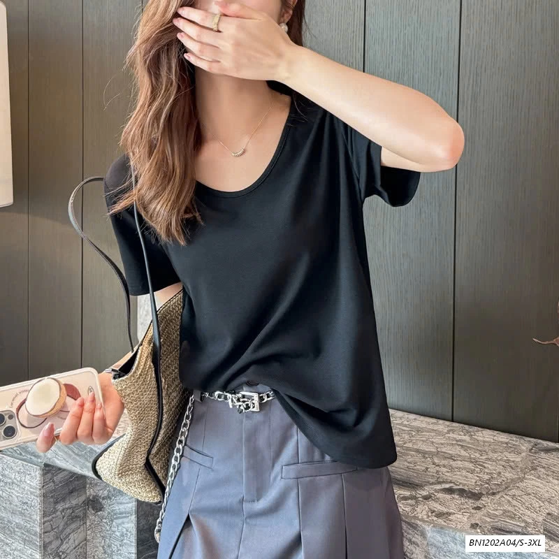 ÁO THUN NGẮN TAY CỔ V