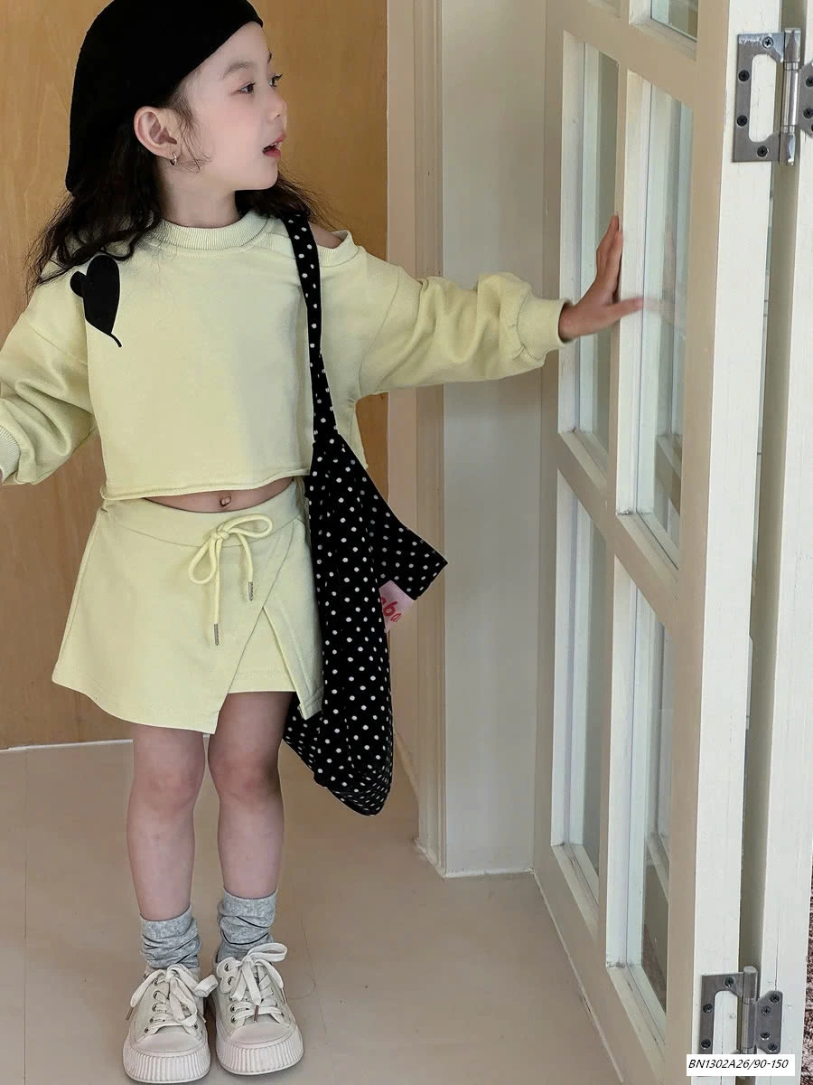 SÉT DA CÁ CROPTOP CV CHỮ A